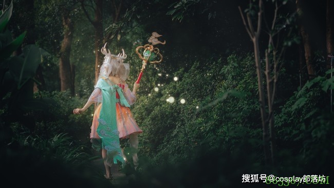 cos：王者荣耀遇见神鹿瑶cos正片@岛野君