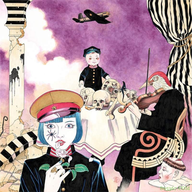 丸尾末广"丽しの地狱"台北原画展 异色漫画家获称"地下漫画之王"