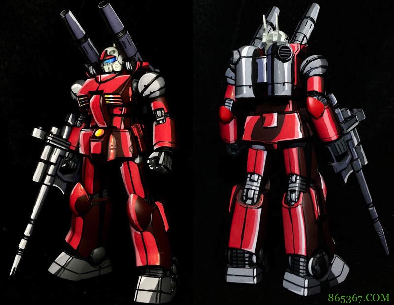 2D动漫风涂装模型超酷 玩家挑战漫画风钢弹