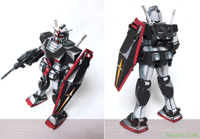 2D动漫风涂装模型超酷 玩家挑战漫画风钢弹