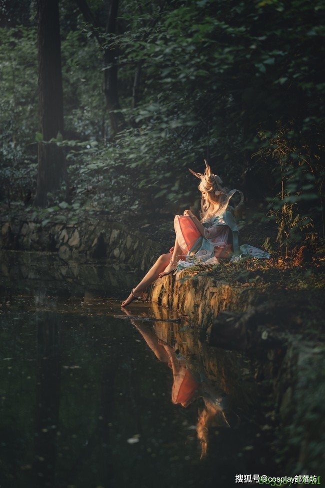 cos：王者荣耀遇见神鹿瑶cos正片@岛野君