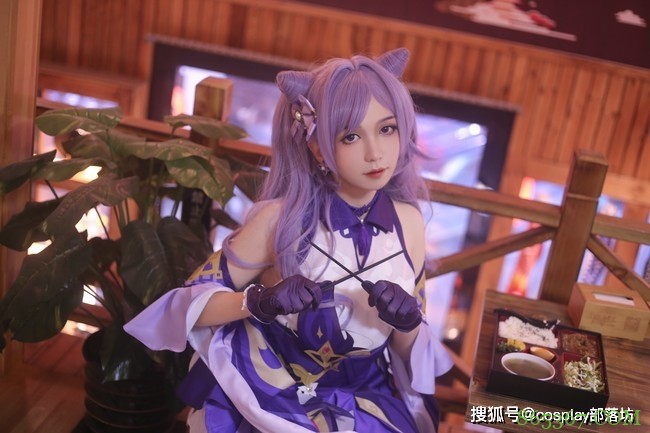 cos：原神刻晴美貌与武力并存的女神，你愿意和我一起见证嘛