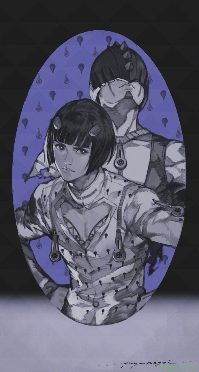 游戏大佬画了一组JOJO同人，全员力量感十足，承太郎太帅了