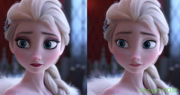迪士尼公主们卸了妆是啥样?艾莎女王依然美丽,白雪公主有点意外