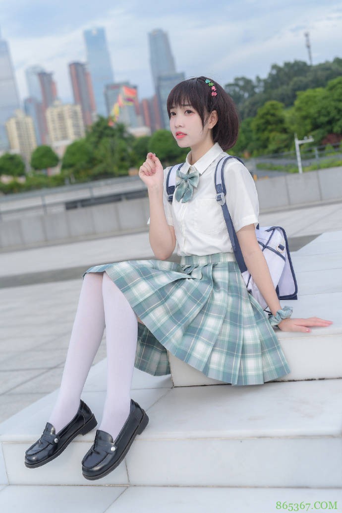 jk少女,一款清新的森间松格裙