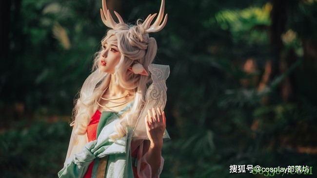 cos：王者荣耀遇见神鹿瑶cos正片@岛野君