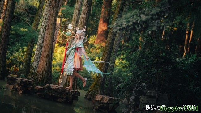 cos：王者荣耀遇见神鹿瑶cos正片@岛野君