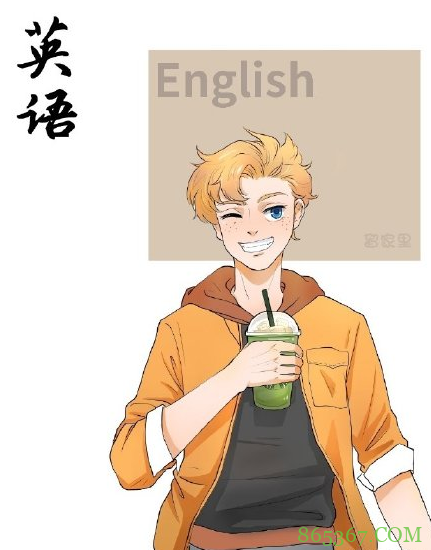 画师绘制课本拟人,历史化身古风帅哥,数学看着压力大