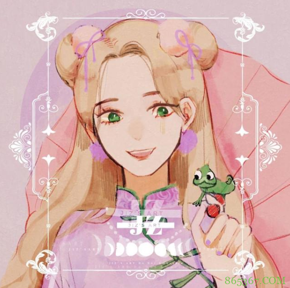 旗袍版的迪士尼公主太美了，艾莎的发型直击我心，白雪公主变贵妇