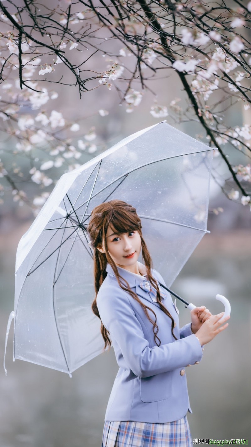 JK：樱花日常，人美如画