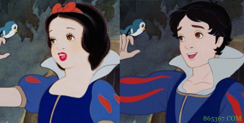 迪士尼公主被P成短发，灰姑娘还挺帅，木兰看着太奇怪了