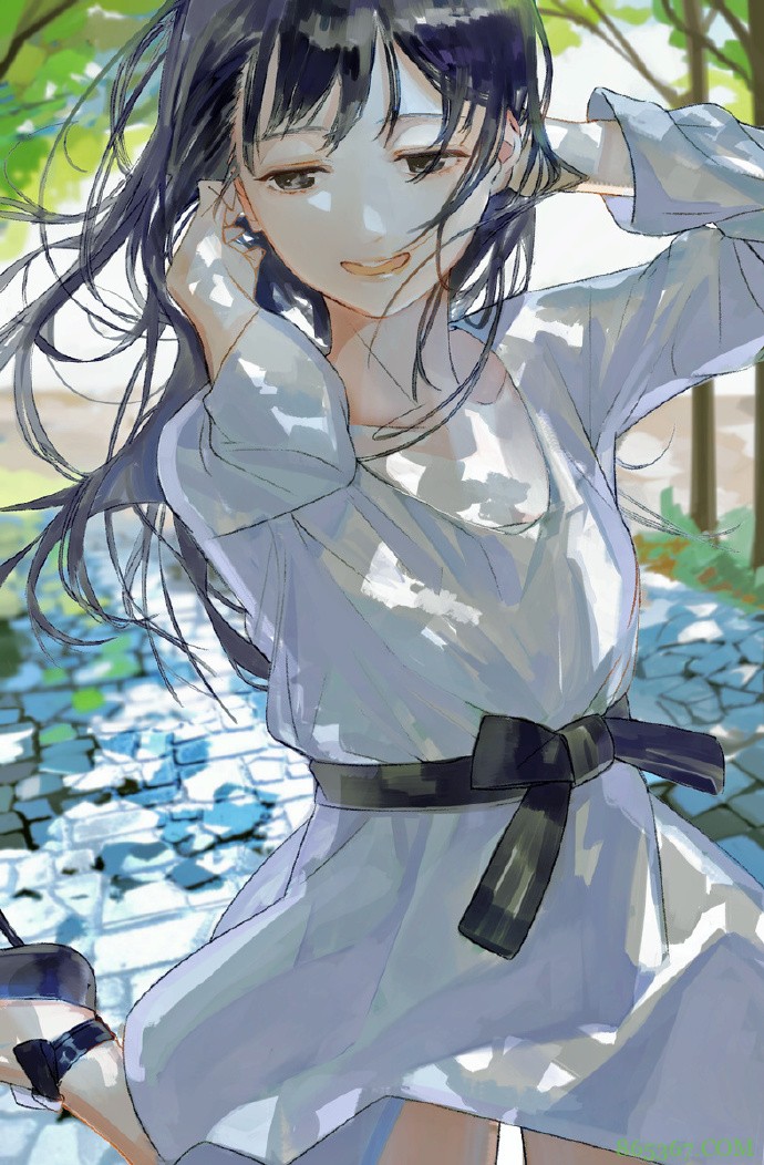 看了这位画师的画作，感觉自己好像找到了女朋友，这个视角太棒了