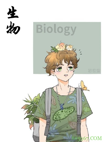 画师绘制课本拟人,历史化身古风帅哥,数学看着压力大