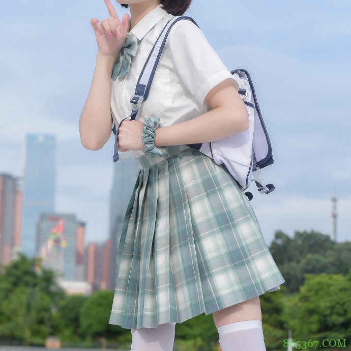 jk少女,一款清新的森间松格裙