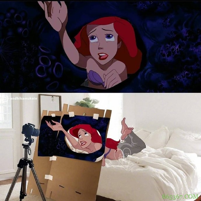 假如迪士尼公主动画都是特效,美人鱼的尾巴全靠后期“加料”