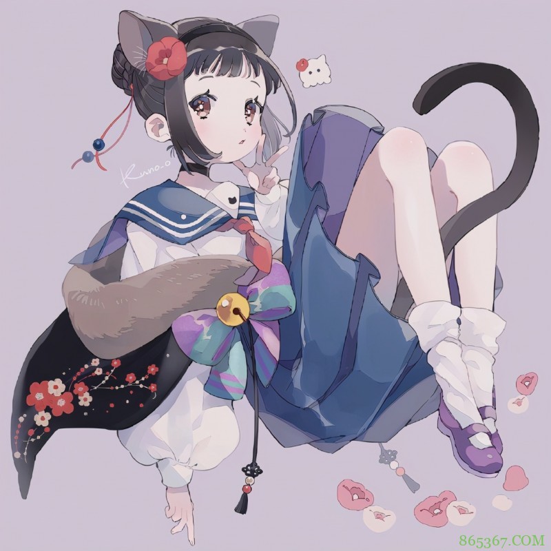 画师笔下的可爱猫耳娘,有穿JK的有穿女巫服的,快给我变!