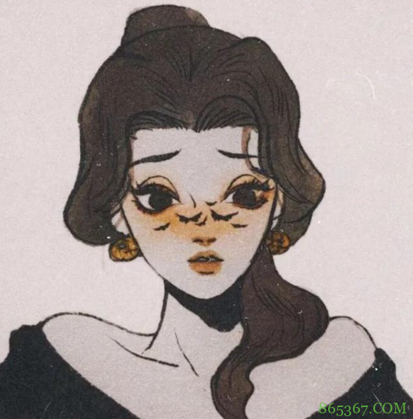 迪士尼公主画黑暗妆，艾莎女王看着像反派，但是好可爱！