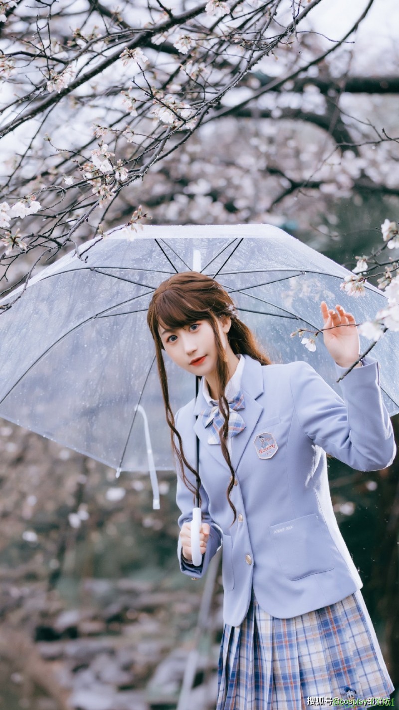 JK：樱花日常，人美如画