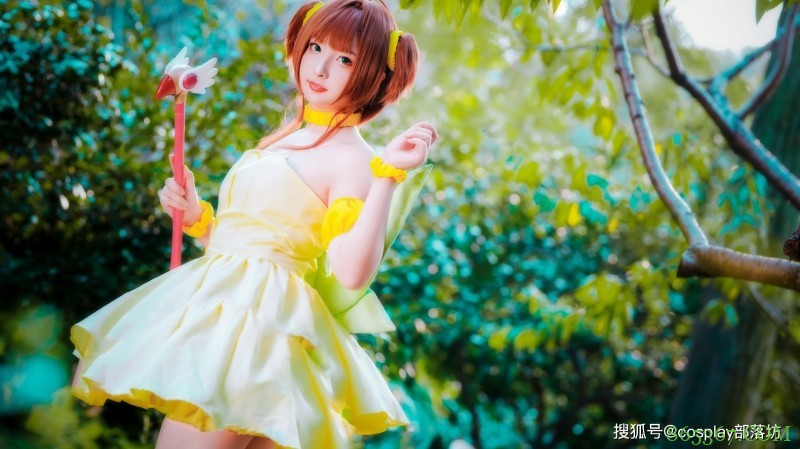 cos：魔卡少女樱木之本樱cos正片@木之本若
