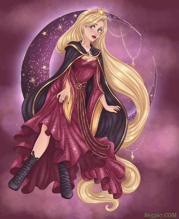 迪士尼公主纷纷“登月”，木兰化身黑夜战士，艾莎宛如女王