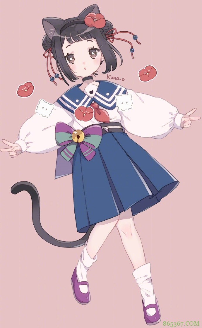 画师笔下的可爱猫耳娘,有穿JK的有穿女巫服的,快给我变!