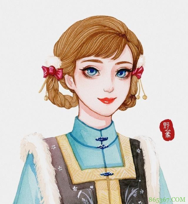 迪士尼公主们不仅换了发型,还穿上了汉服,这份中国风太美了!