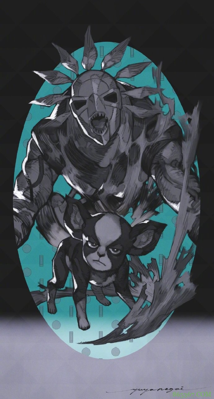 游戏大佬画了一组JOJO同人，全员力量感十足，承太郎太帅了