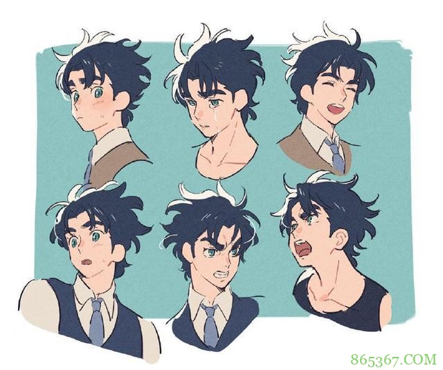 看惯了平时的JOJO角色，看看这位画师的换换口味，肌肉都没了
