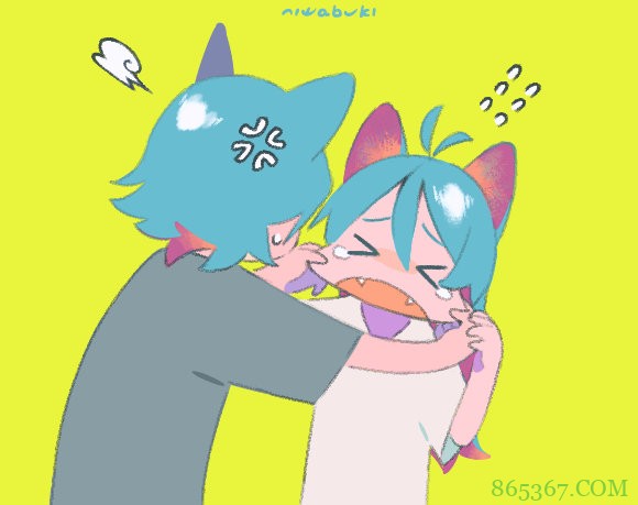 画师笔下的兽耳夫妇太可爱了,两只看起来都好萌