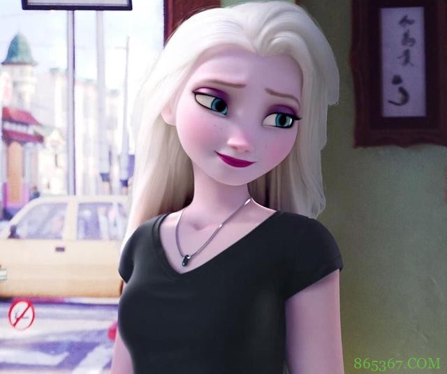 骑白马的不一定是王子,也可能是艾莎女王,谁能拒绝她的魅力呢?