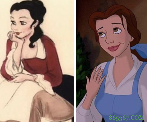 据说迪士尼公主的最初形象长这样，木兰好漂亮，长发公主发量堪忧