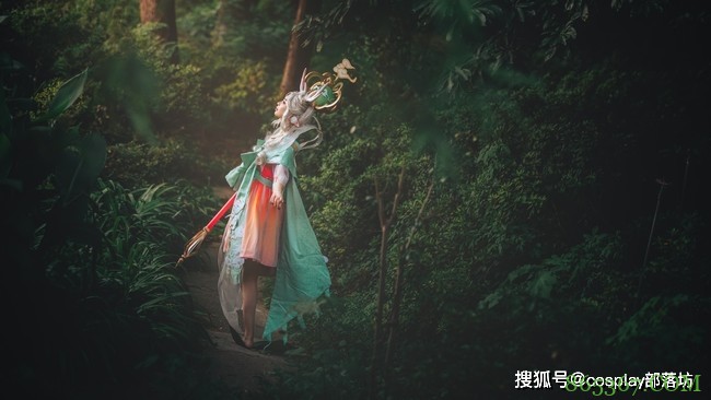 cos：王者荣耀遇见神鹿瑶cos正片@岛野君