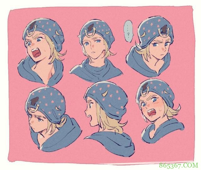 看惯了平时的JOJO角色，看看这位画师的换换口味，肌肉都没了