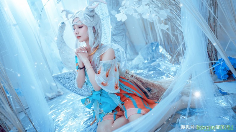 cos：王者荣耀瑶与神鹿@一块老冰糖​