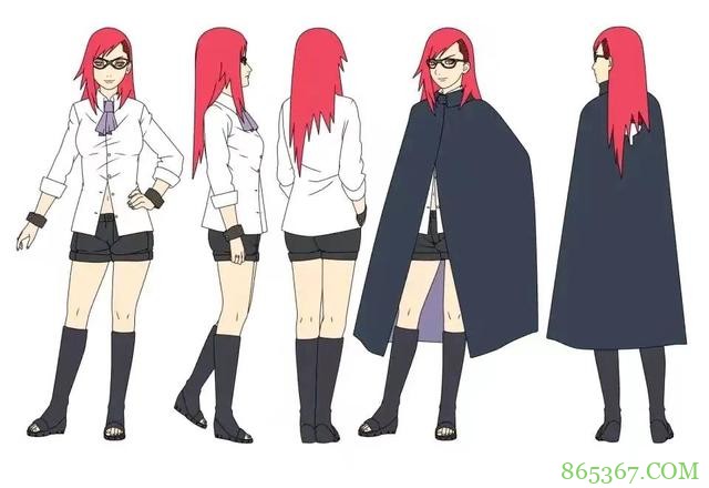 网友分享博人传里的妹子长大之后的形象，班长太美了