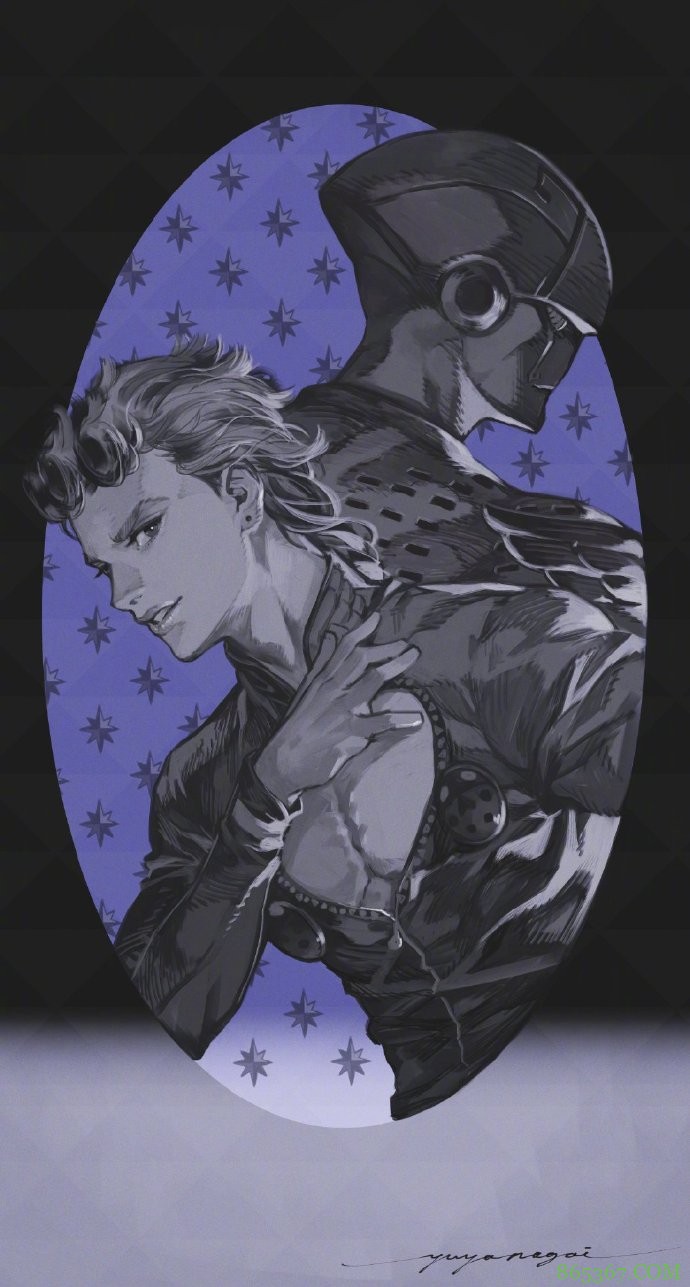 游戏大佬画了一组JOJO同人，全员力量感十足，承太郎太帅了