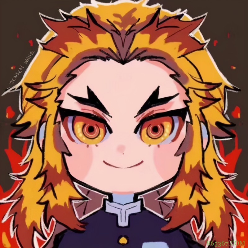 画师分享鬼灭之刃Q版头像，哭唧唧的善逸好可爱，伊之助开怀大笑