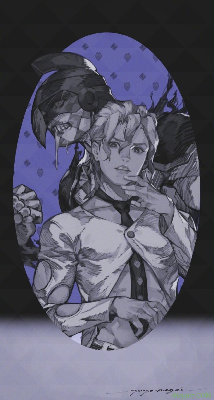 游戏大佬画了一组JOJO同人，全员力量感十足，承太郎太帅了