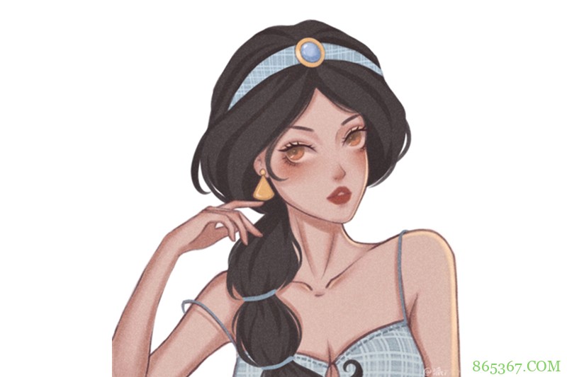 迪士尼公主都换上泳装了！木兰的看着像打底装，灰姑娘回眸一笑