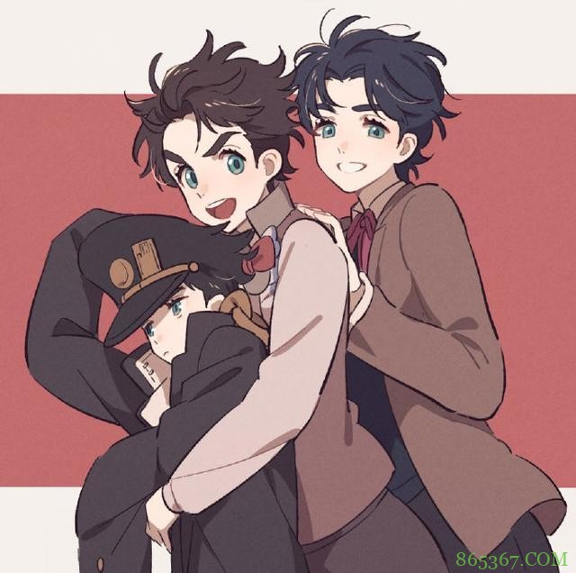 看惯了平时的JOJO角色，看看这位画师的换换口味，肌肉都没了