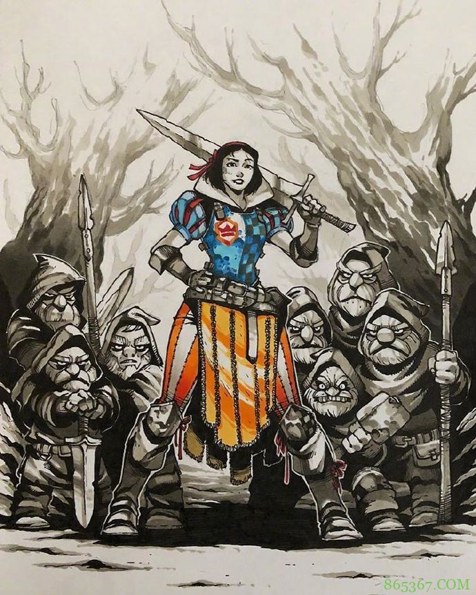 迪士尼公主改行当战士：木兰帅气堪比原版，艾莎女王姐妹齐上阵