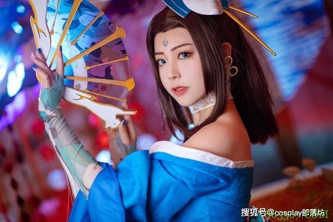 cos:王者荣耀不知火舞魅语cos正片@幕秋秋