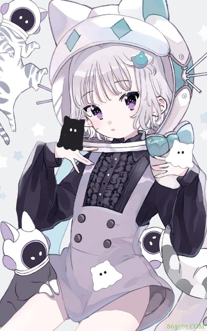 画师笔下的可爱猫耳娘,有穿JK的有穿女巫服的,快给我变!