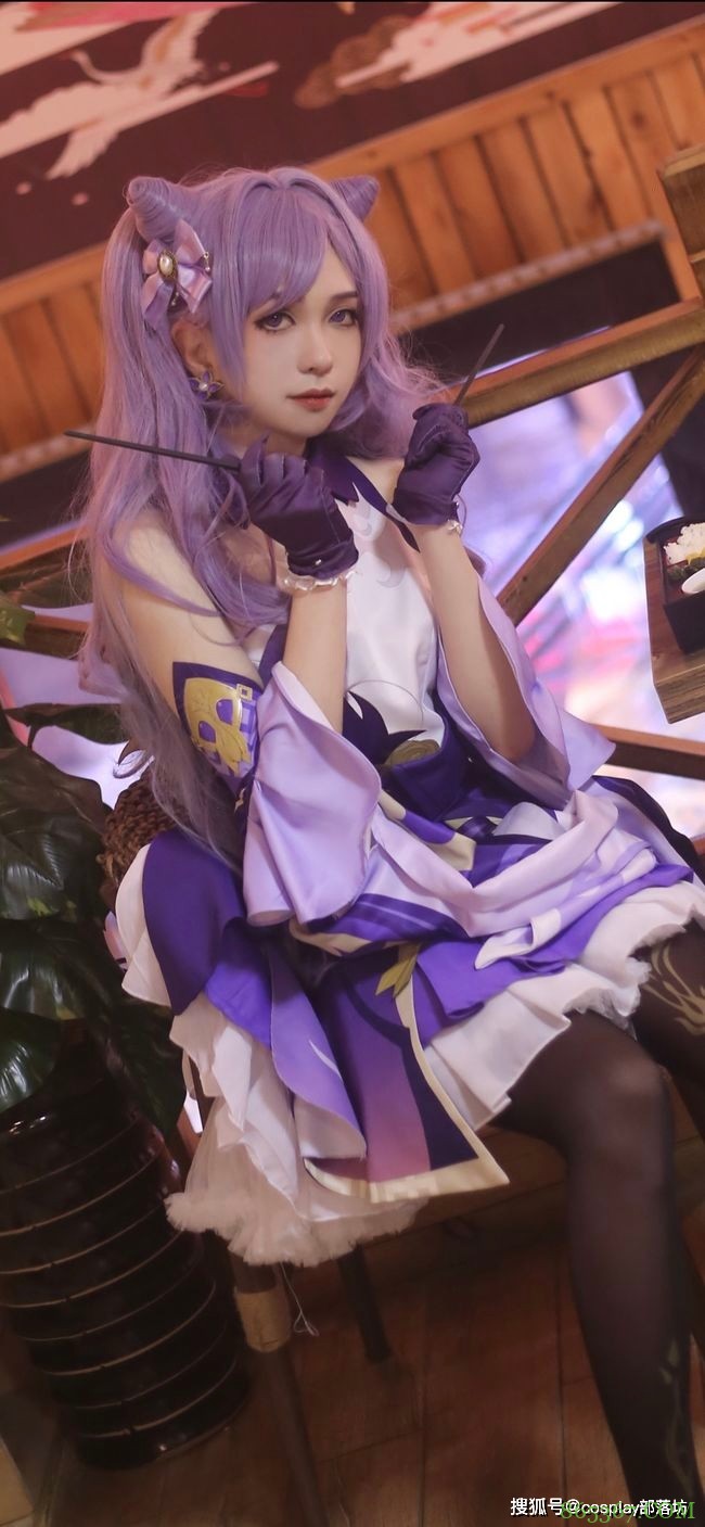 cos：原神刻晴美貌与武力并存的女神，你愿意和我一起见证嘛