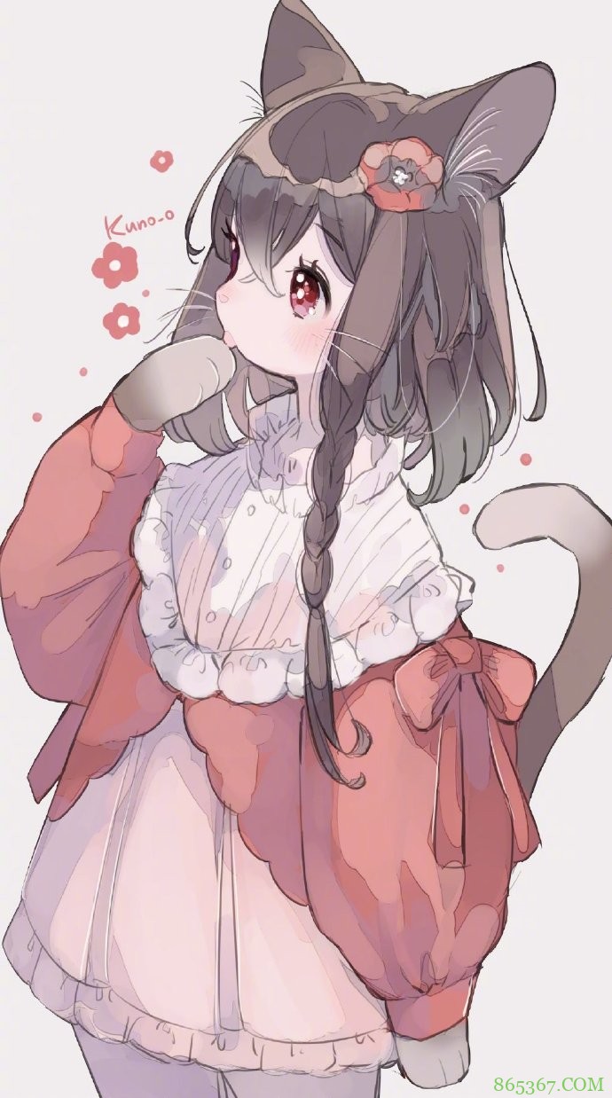 画师笔下的可爱猫耳娘,有穿JK的有穿女巫服的,快给我变!