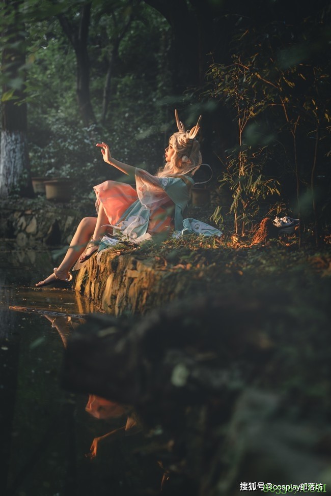 cos：王者荣耀遇见神鹿瑶cos正片@岛野君