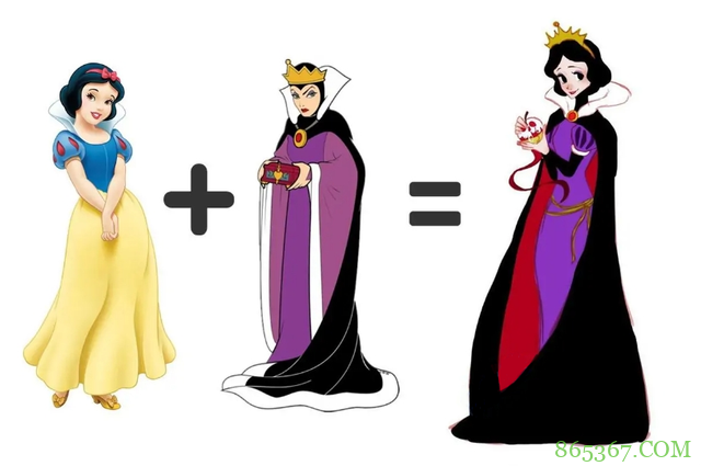 当迪士尼公主化身反派，艾莎女王气质卓绝，白雪公主好可爱