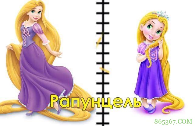 画师分享迪士尼公主小时候的样子，花木兰很活泼，灰姑娘人小鬼大