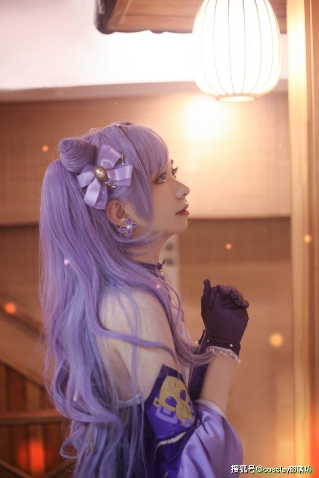 cos：原神刻晴美貌与武力并存的女神，你愿意和我一起见证嘛