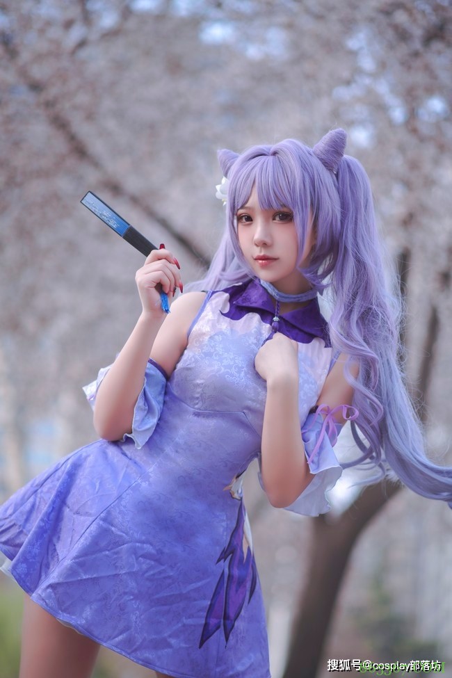 cos：原神刻晴同人旗袍cos正片@瑾默